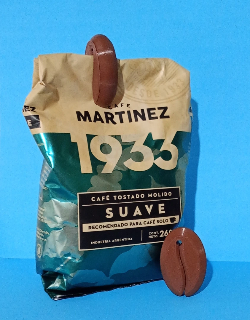 Cierra bolsa de café